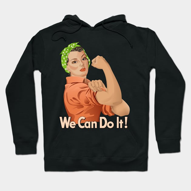 Rosie the Riveter Hoodie by sifis